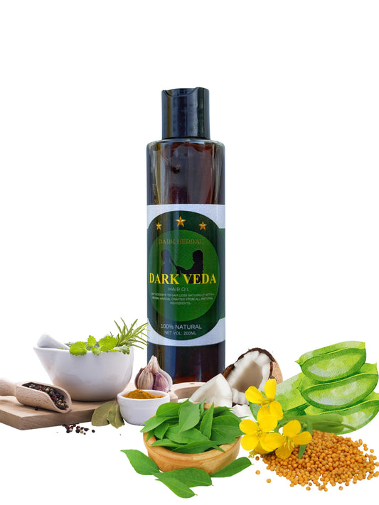 Dark Veda Hair Oil (Dark Herbal)